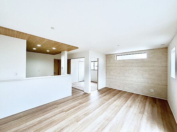 アクセントクロスを使用したワンランクアップの空間。