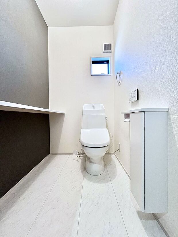 トイレは1階と2階それぞれに配置されていてとても便利です。