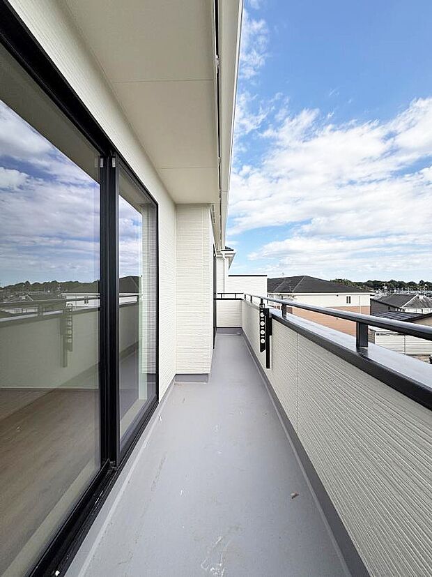 風通しの良いバルコニー