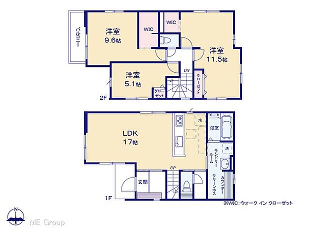 ◆1号棟◆〜Floor plan〜　図面と異なる場合は現況を優先