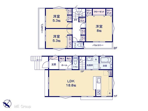 〜Floor plan〜　図面と異なる場合は現況を優先