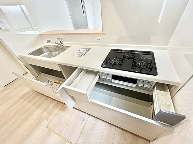 ◆3号棟◆使いやすさを優先したスライド式収納タイプ！