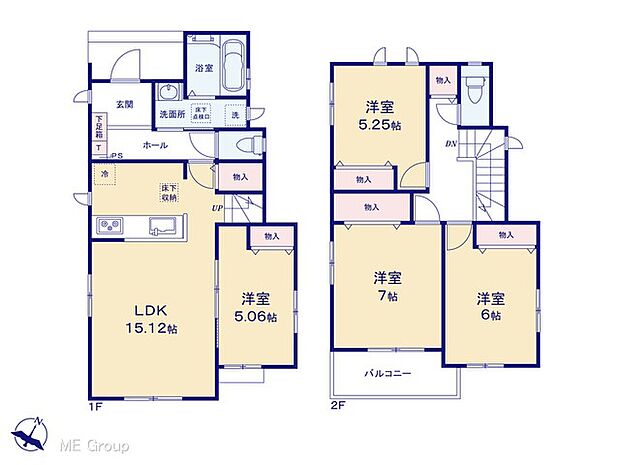 ◆B号棟◆~Floor plan~ 図面と異なる場合は現況を優先