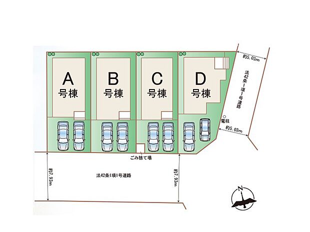 ～Plot map～　図面と異なる場合は現況を優先