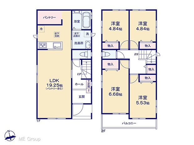 ◆C号棟◆～Floor plan～　図面と異なる場合は現況を優先