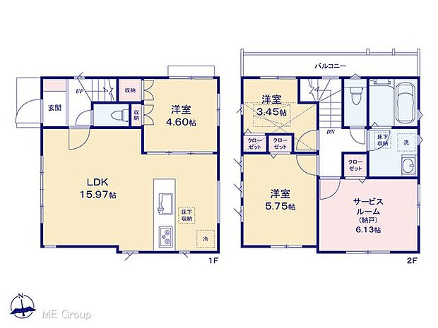 ◆1号棟◆〜Floor plan〜　図面と異なる場合は現況を優先