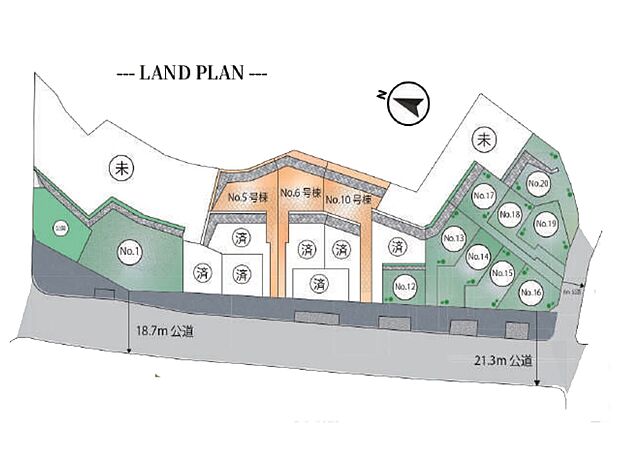 ~Plot map~ 図面と異なる場合は現況を優先