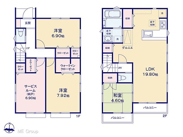 ◆1号棟◆~Floor plan~ 図面と異なる場合は現況を優先