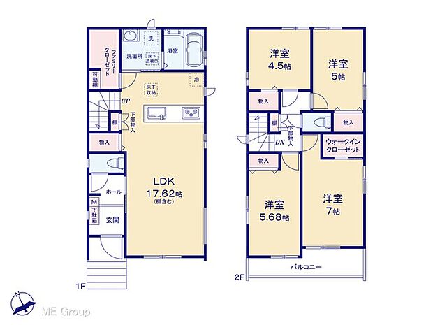 ～Floor plan～　図面と異なる場合は現況を優先