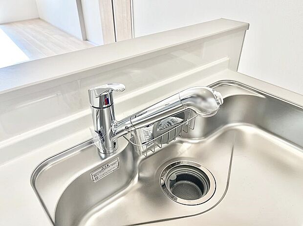 ◆A号棟◆浄水器一体型のキッチンで洗い物用・料理用と切り替え簡単！