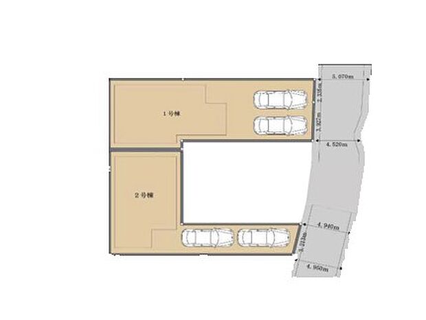 ～Plot map～　図面と異なる場合は現況を優先