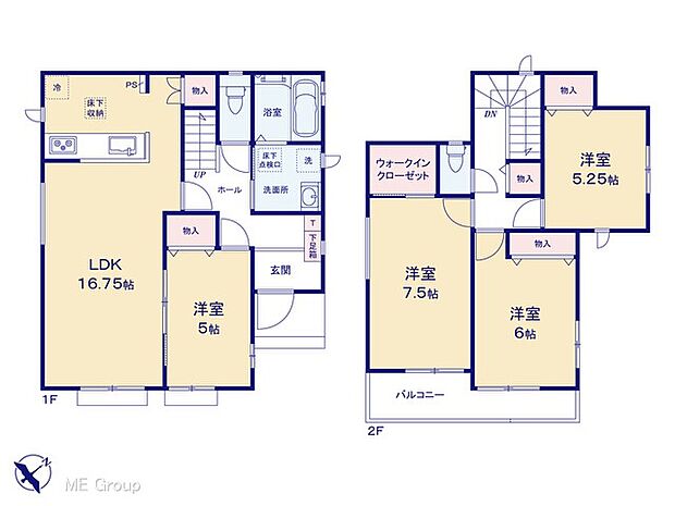 ◆A号棟◆～Floor plan～　図面と異なる場合は現況を優先