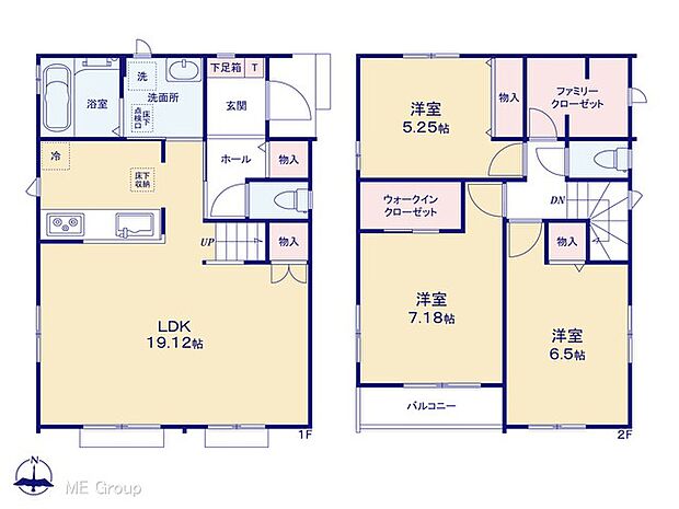 ◆B号棟◆〜Floor plan〜　図面と異なる場合は現況を優先