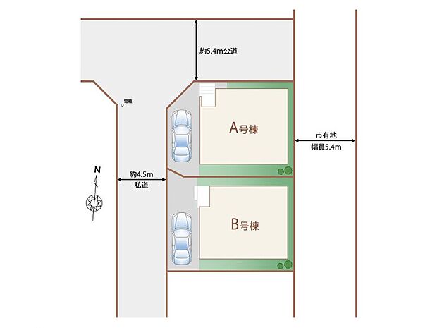~Plot map~ 図面と異なる場合は現況を優先致します。