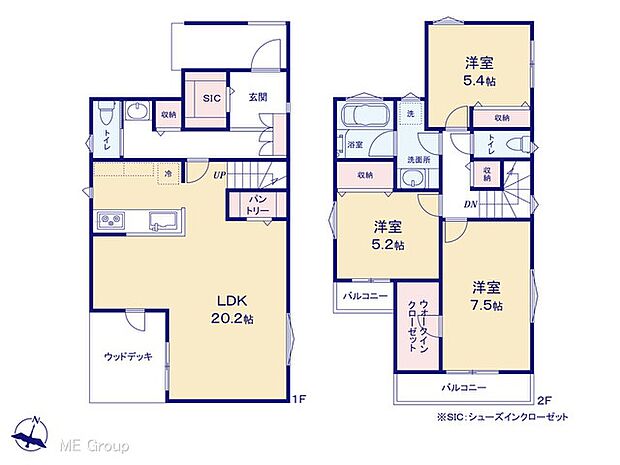 ◆2号棟◆~Floor plan~図面と異なる場合は現況を優先