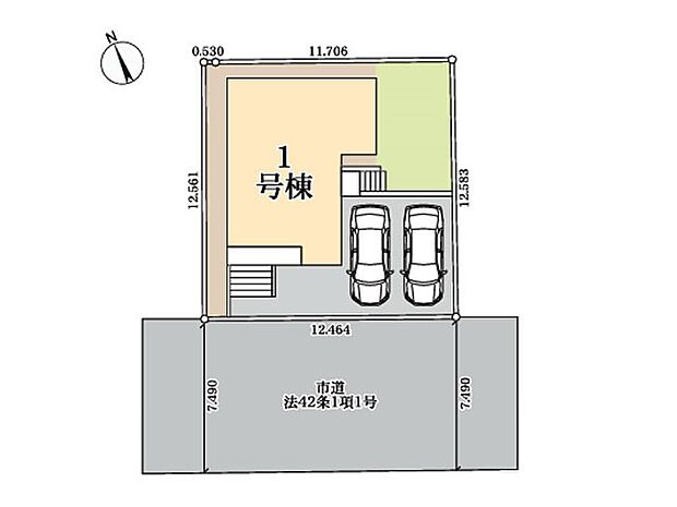 〜Plot map〜　図面と異なる場合は現況を優先致します。