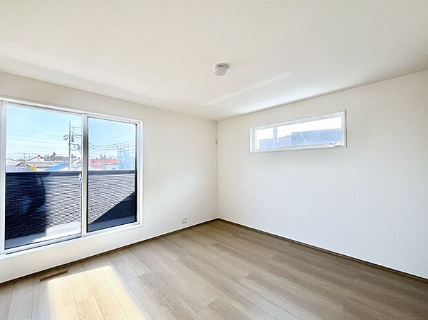 2面採光なので、明るく風通しも良く心地良い生活が送れます。