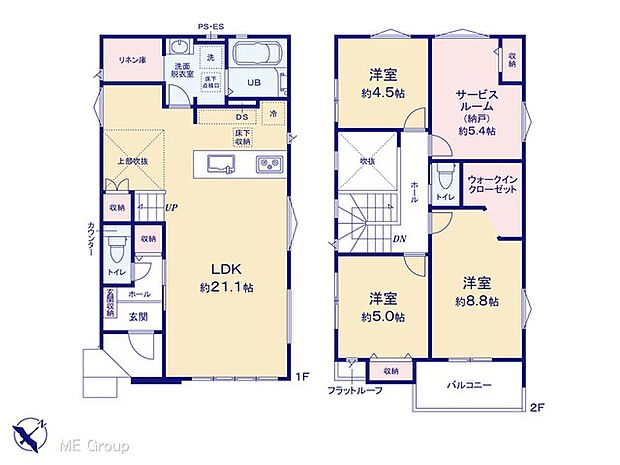 〜Floor plan〜図面と異なる場合は現況を優先  
