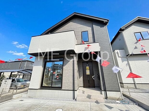 ◆1号棟◆～Exterior～　緑に恵まれた閑静な住宅地は、伸び伸びスローライフを叶えてくれます。自然豊富な季節の移ろいを身近に感じられる環境で子育てすれば、お子様もきっと素直に成長してくれるはずです