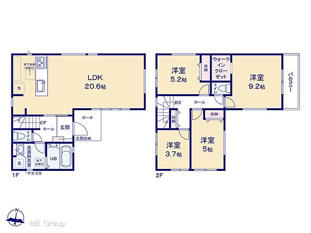 〜Floor plan〜図面と異なる場合は現況を優先  
