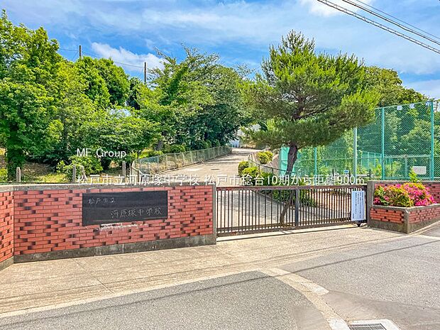中学校 900m 松戸市立河原塚中学校