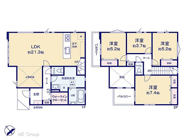 〜Floor plan〜図面と異なる場合は現況を優先  