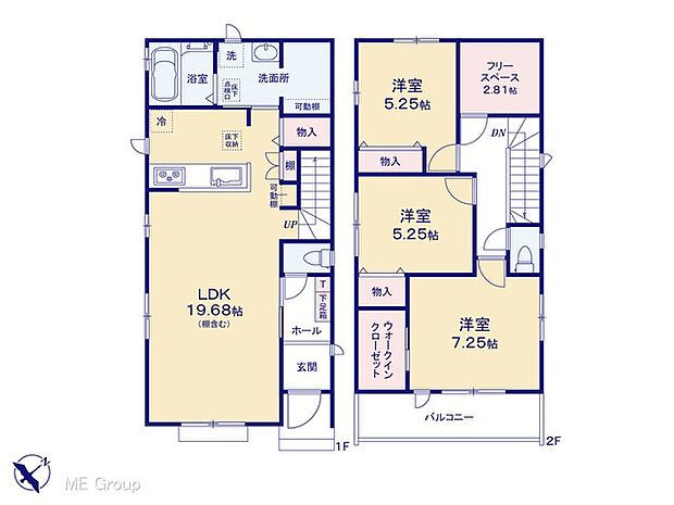 ◆A号棟◆~Floor plan~ 図面と異なる場合は現況を優先