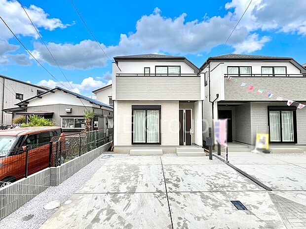 ◆A号棟◆～Exterior～　閑静な住宅地で子育て家族にピッタリ。毎日のお散歩も快適な緑に恵まれたエリアで、自然に包まれた穏やかな暮らしを実現するための、ゆとりある住環境が整っています。