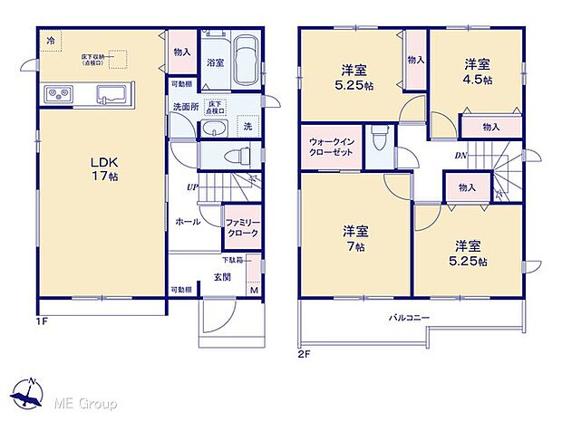◆A号棟◆～Floor plan～　図面と異なる場合は現況を優先