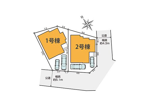 ～Plot map～　図面と異なる場合は現況を優先