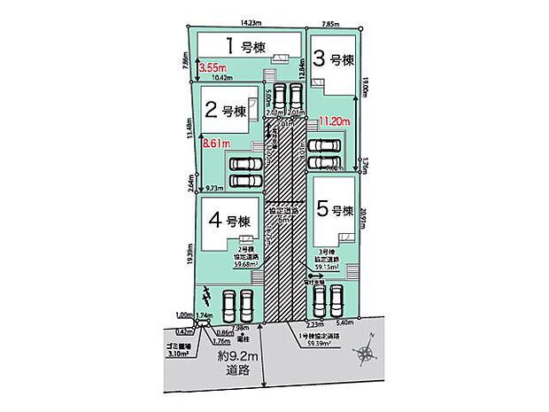 ～Plot map～　図面と異なる場合は現況を優先致します。