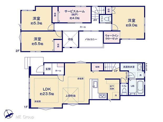 ◆3号棟◆～Floor plan～　図面と異なる場合は現況を優先