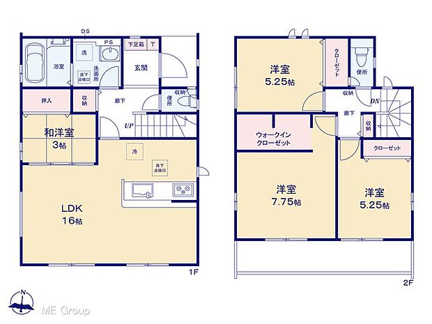 ◆2号棟◆～Floor plan～　図面と異なる場合は現況を優先