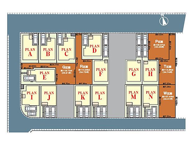 ~Plot map~ 図面と異なる場合は現況を優先致します。