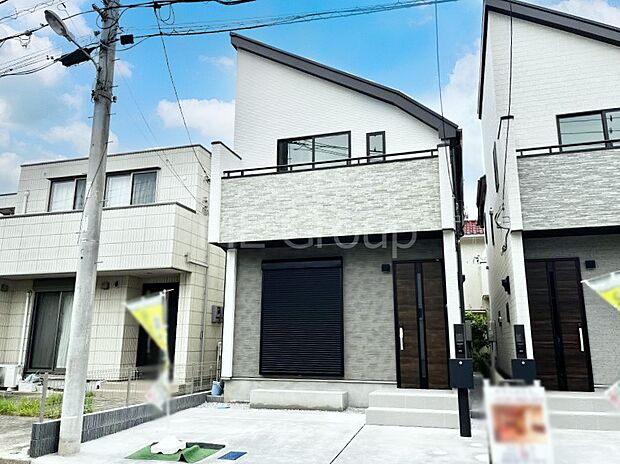 ◆A号棟◆～Exterior～　首都圏で憧れのスローライフ♪緑に囲まれた土地は都会の喧騒を忘れられそう。四季を通じて自然と触れ合えるスポットが周辺には盛りだくさん！住みたくなる家。暮らしたい町。