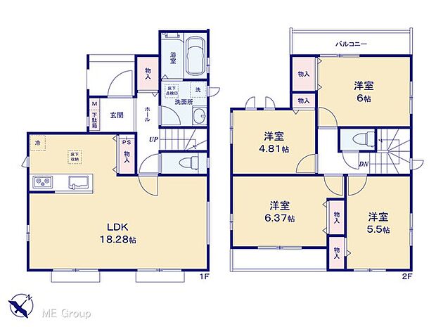 ◆C号棟◆~Floor plan~ 図面と異なる場合は現況を優先