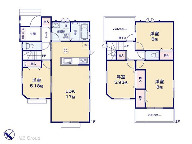 ◆A号棟◆~Floor plan~ 図面と異なる場合は現況を優先