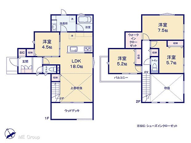 ～Floor plan～図面と異なる場合は現況を優先  
