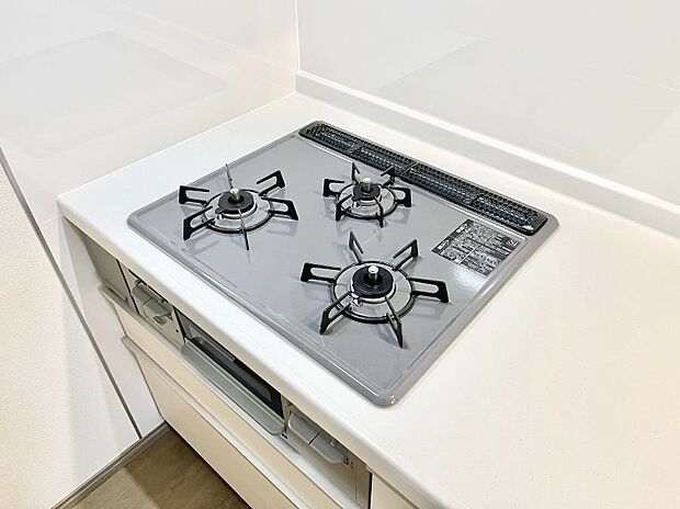 ◆A号棟◆三口ガスコンロでお料理が一気にはかどりそう