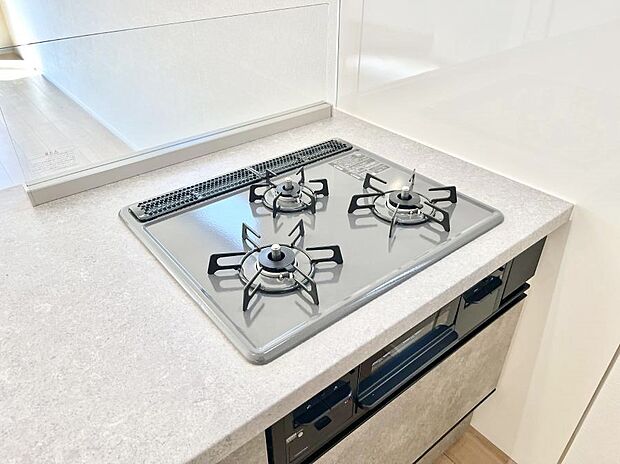 ◆2号棟◆三口ガスコンロでお料理が一気にはかどりそう
