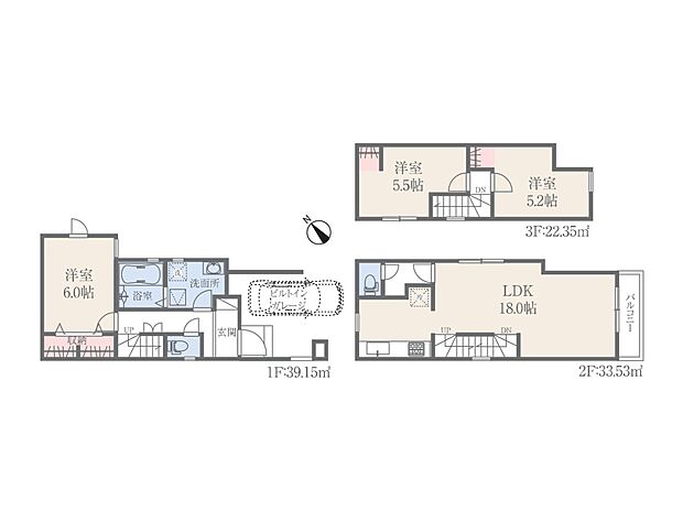 ◆1号棟◆~Floor plan~ 図面と異なる場合は現況を優先致します。