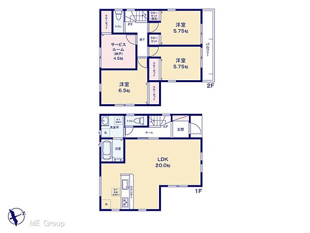 ◆2号棟◆~Floor plan~ 図面と異なる場合は現況を優先
