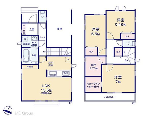 ◆B号棟◆～Floor plan～　図面と異なる場合は現況を優先
