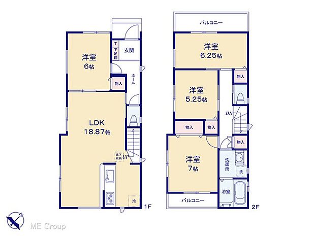 ◆1号棟◆~Floor plan~ 図面と異なる場合は現況を優先