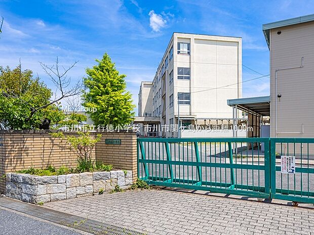小学校 1000m 市川市立行徳小学校