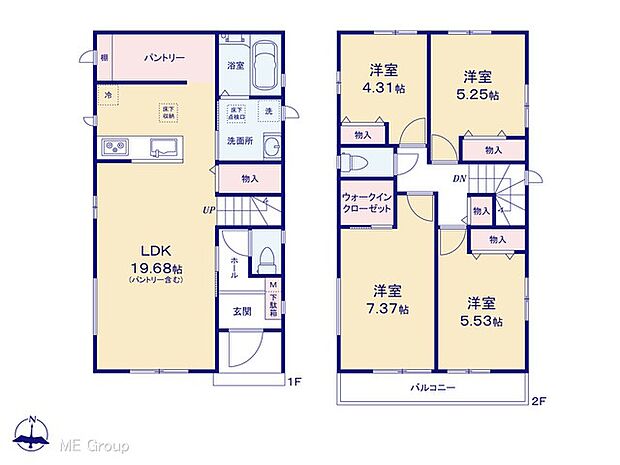 ◆D号棟◆~Floor plan~ 図面と異なる場合は現況を優先