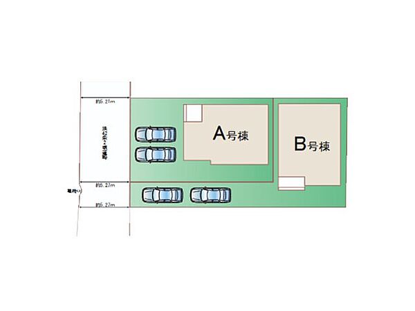 ～Plot map～　図面と異なる場合は現況を優先