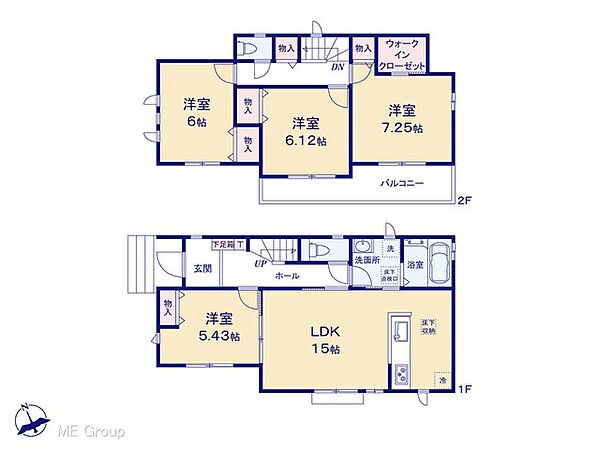 ◆B号棟◆～Floor plan～図面と異なる場合は現況を優先