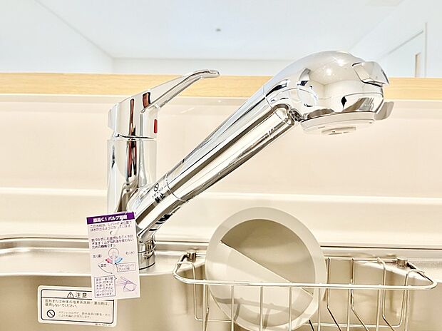 ◆2号棟◆いつでも清潔なおいしいお水を。一つの水栓で水道水と浄水を使い分け。