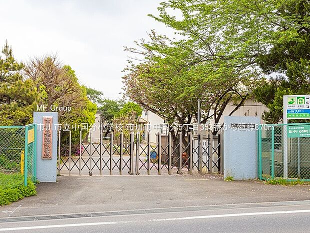 小学校 870m 市川市立中国分小学校